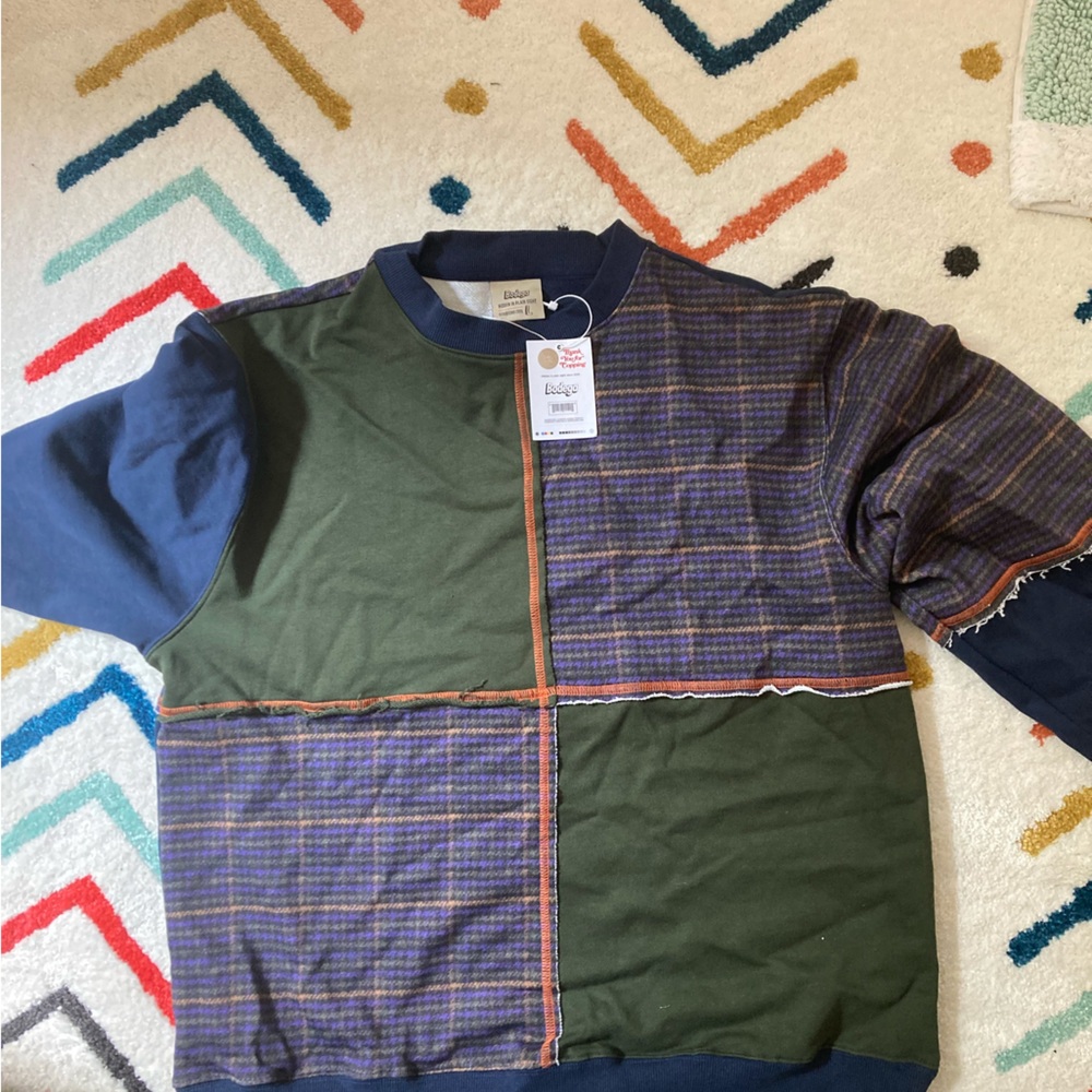 Bodega Patchwork Crewknit from the Autumn/Winter 2020 Private Label Collection